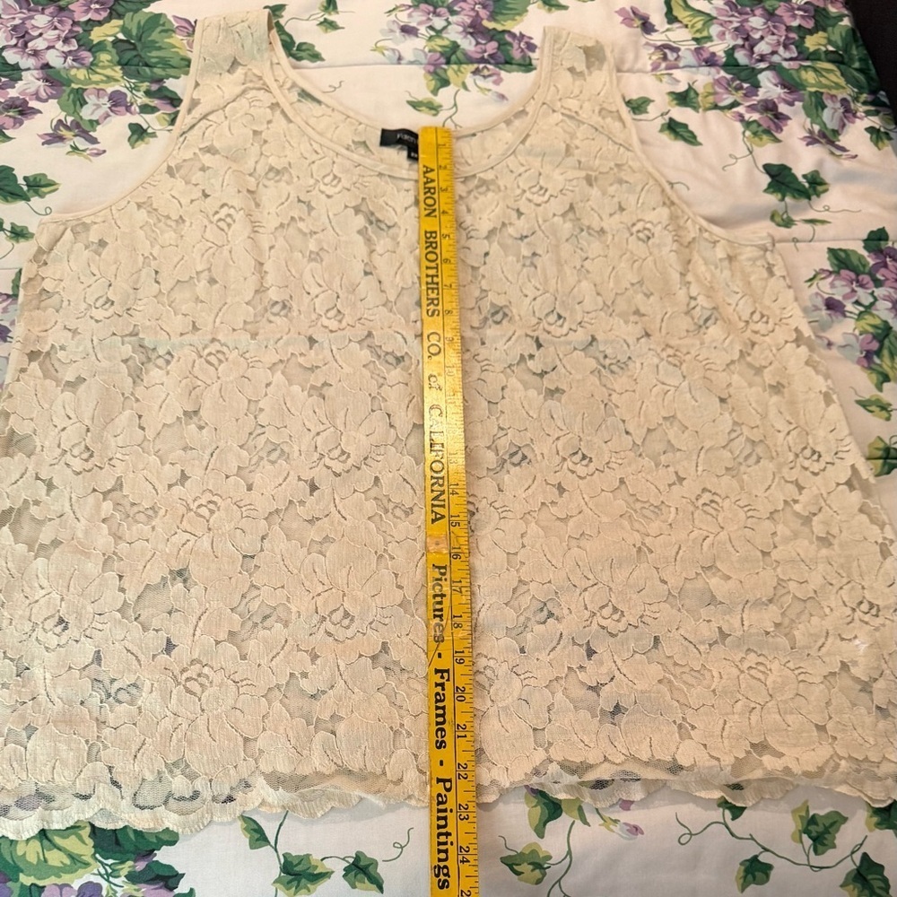 NWOT Karen Kane Lace Tank in Size 2X - Picture 5 of 6